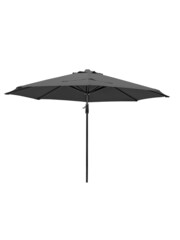 Pacific Anthracite Grey Garden Voyager T1 3m Round Parasol - Image 6 of 6