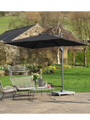 Pacific Anthracite Grey Garden Voyager T1 3 x 2m Oblong Parasol - Image 1 of 7