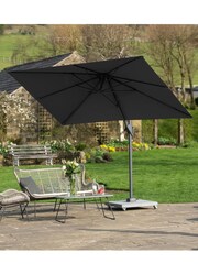 Pacific Anthracite Grey Garden Voyager T1 3 x 2m Oblong Parasol - Image 2 of 7
