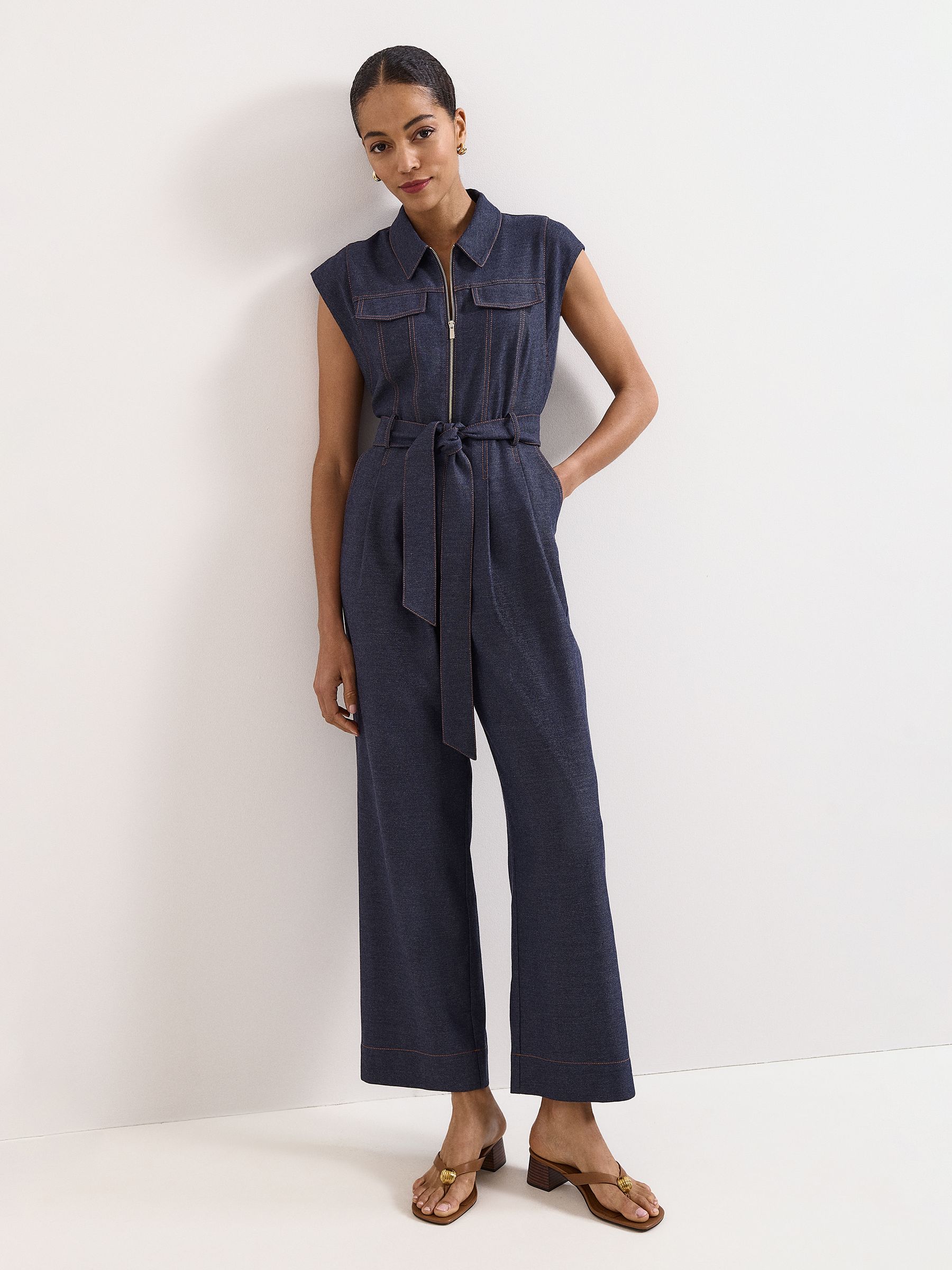 junjun です Buy Phase Eight Blue Luiza Denim Jumpsuit from the Next UK online shop
