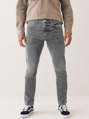 Grey Skinny Fit Next Motion Flex Stretch Jeans - Image 1 of 9