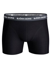 Bjorn Borg Cotton Stretch Black Boxer 3 Pack - Image 5 of 5