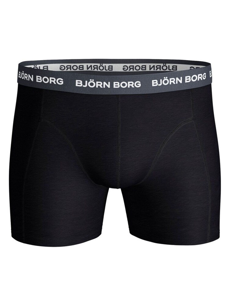 Bjorn Borg Cotton Stretch Black Boxer 3 Pack - Image 5 of 5
