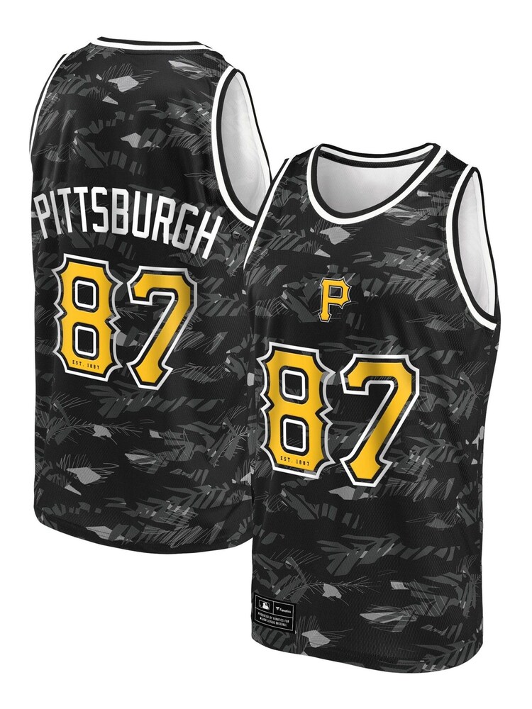 Fanatics Black Pittsburgh Pirates Summer Break Vest - Image 3 of 3
