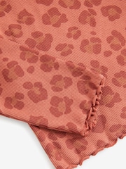 Animal Print Cotton Rich Long Sleeve Rib T-Shirt (3mths-7yrs) - Image 7 of 7