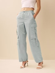 Light Blue Cargo Utility Trouser - Image 1 of 9