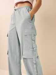 Light Blue Cargo Utility Trouser - Image 7 of 9