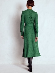 Boden Green Marcia Jersey Shirt Dress - Image 3 of 6