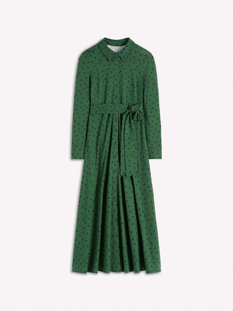 Boden Green Marcia Jersey Shirt Dress - Image 6 of 6 Boden Green Marcia Jersey Shirt Dress - Image 6 of 6