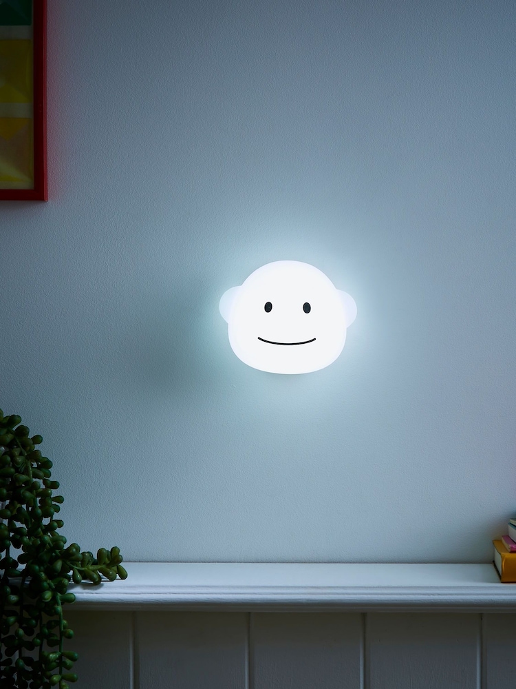 glow White Monkey Face Night Light - Image 1 of 8
