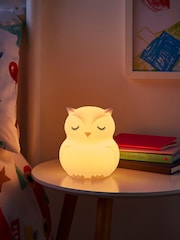 glow White Owl Rechargeable Wireless Night Light - Image 3 of 7