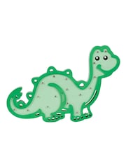 glow Green Wooden Dinosour Rechargeable Wireless Table Light - Image 4 of 5