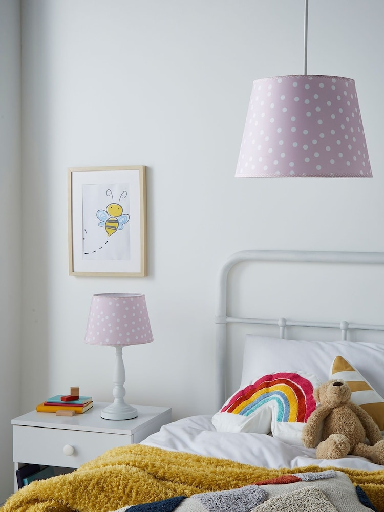 glow Pink Spindle Table Lamp - Image 2 of 5
