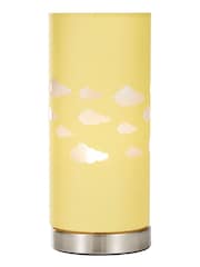 glow Yellow Clouds Laser Cut LED Rechargeable Wireless Table Lamp - Image 3 of 5