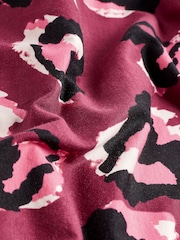 Berry Red Cotton Long Sleeve Pyjamas - Image 9 of 10