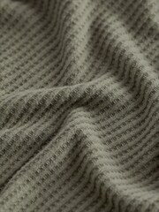 Sage Green Soft Waffle Long Sleeve Pyjamas - Image 9 of 9