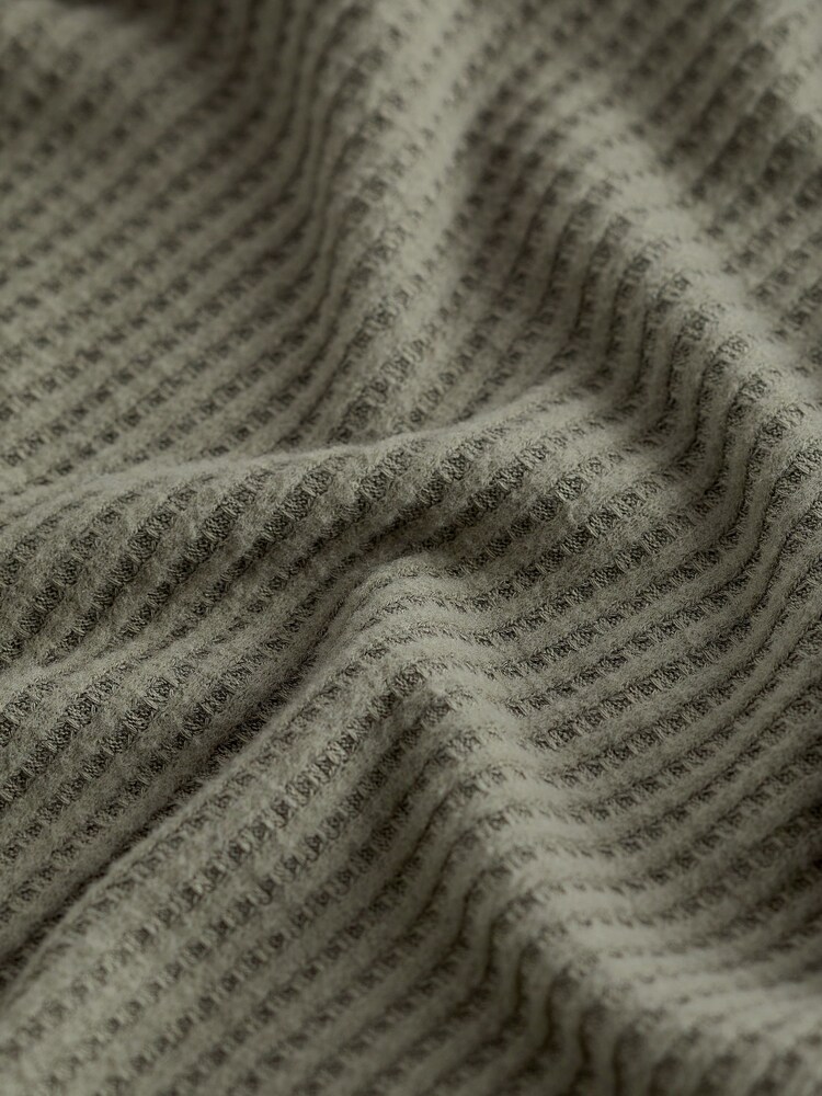 Sage Green Soft Waffle Long Sleeve Pyjamas - Image 9 of 9 Sage Green Soft Waffle Long Sleeve Pyjamas - Image 9 of 9
