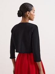Phase Eight Black Mimi Knit Cover Up - Image 2 of 6