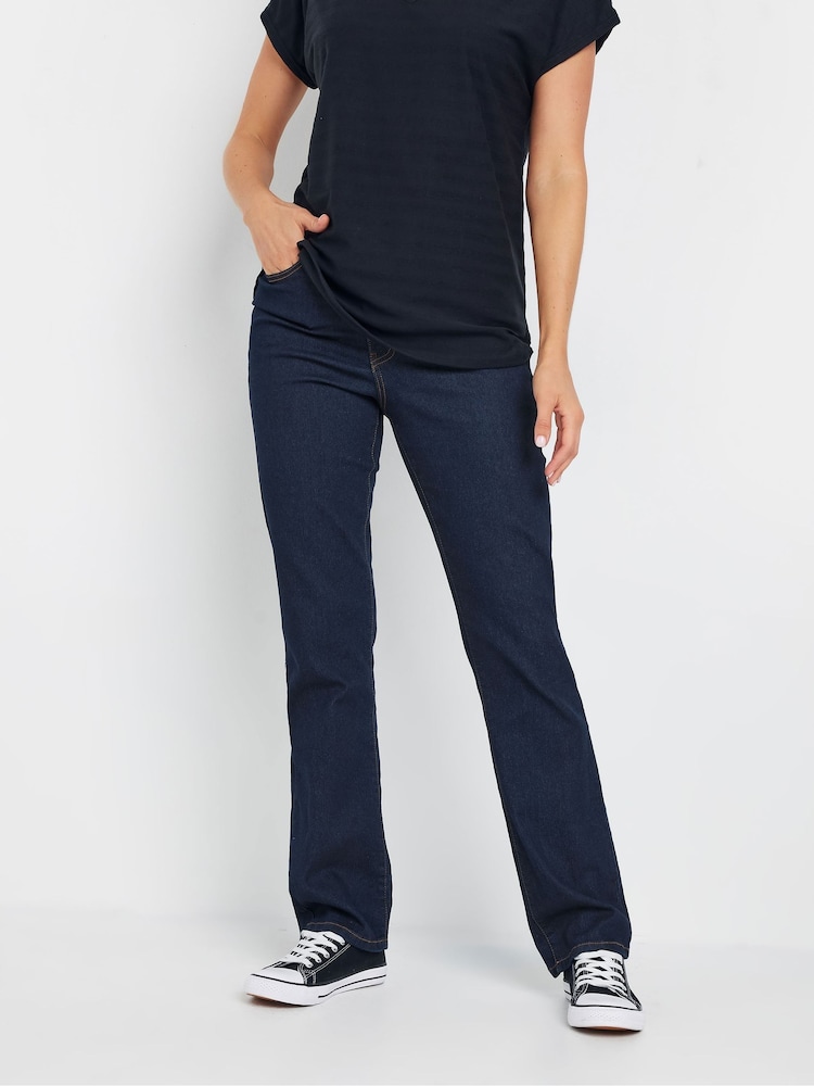 Long Tall Sally Blue Straight Leg Jeans - Image 1 of 4