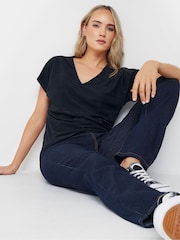 Long Tall Sally Blue Straight Leg Jeans - Image 4 of 4