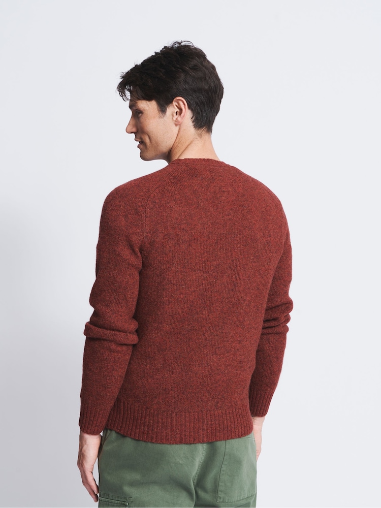 Aubin Prestwick Shetland Crew Jumper - Image 2 of 5