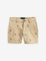 Polo Ralph Lauren Boys Natural All-Over Pony Chinos - Image 1 of 4