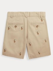 Polo Ralph Lauren Boys Natural All-Over Pony Chinos - Image 2 of 4