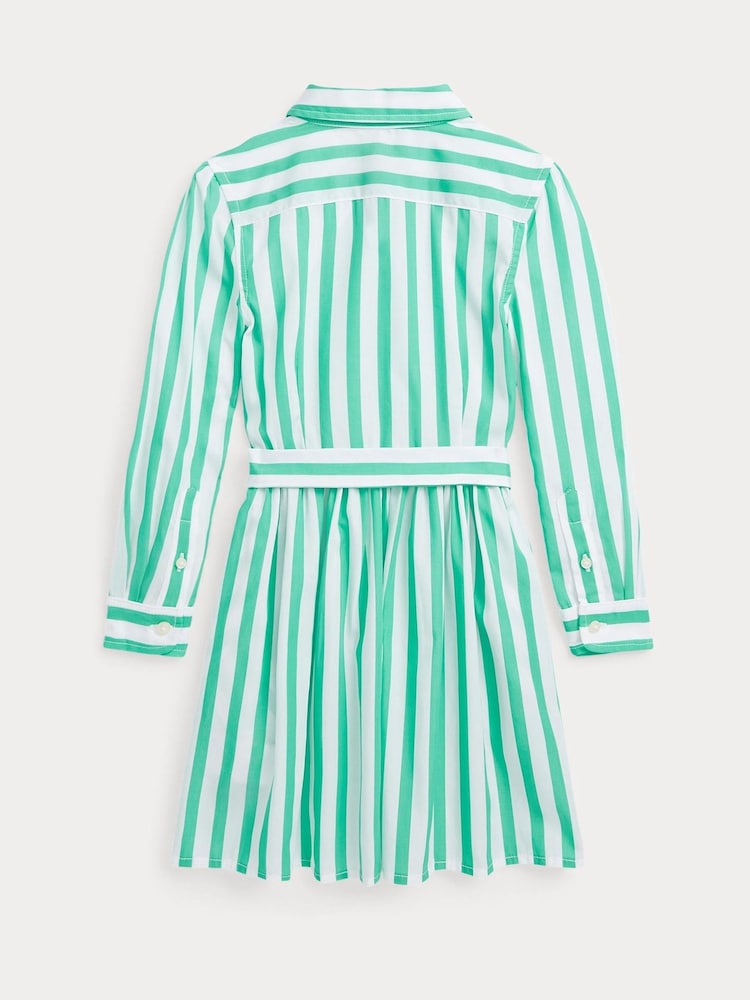 Polo Ralph Lauren Mädchen Hemdkleid, Grün - Bild 2 von 2