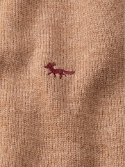 Aubin Westbourne Merino Wool Crew Brown Jumper - Image 5 of 5