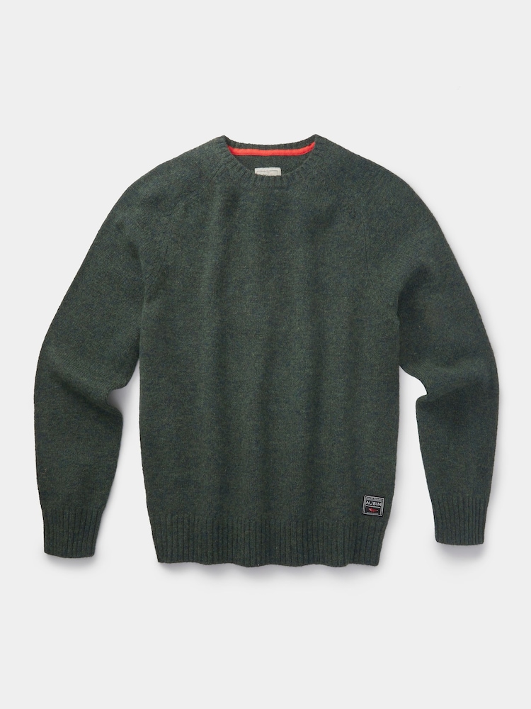 Aubin Prestwick Shetland Crew Jumper - Image 5 of 5 Aubin Prestwick Shetland Crew Jumper - Image 5 of 5