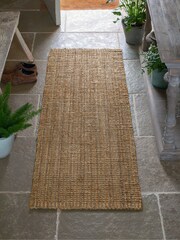 Laura Ashley Natural Jute Bouclé Runner - Image 1 of 5