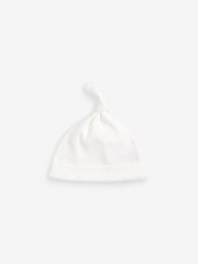 White Grey Animal Baby Tie Top Hats 3 Pack (0-12mths) - Image 3 of 5