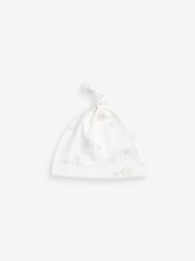 White Grey Animal Baby Tie Top Hats 3 Pack (0-12mths) - Image 5 of 5