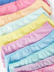 Pink/Yellow/Blue 10 Pack Briefs (1.5-16yrs) - Image 4 of 4