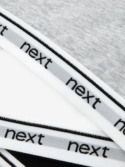 Black/White/Grey 7 Pack Racer Back Crop Tops (5-16yrs) - Image 3 of 8