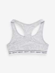 Black/White/Grey 7 Pack Racer Back Crop Tops (5-16yrs) - Image 8 of 8