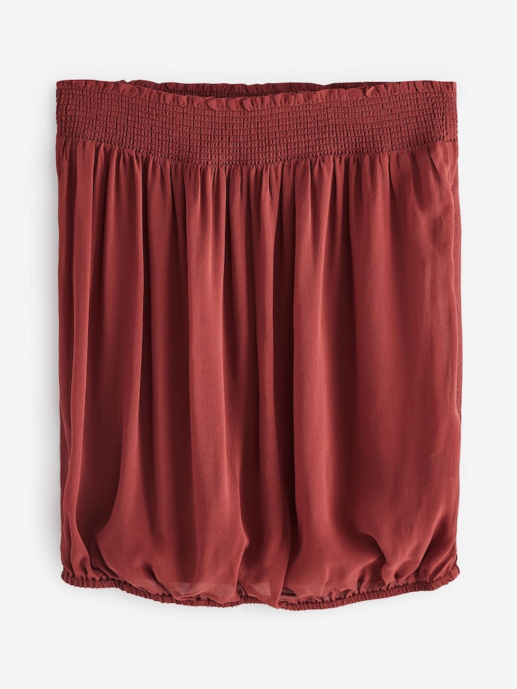 Berry Red Bandeau Boobtube Top - Image 5 of 5