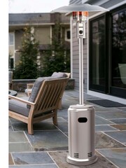 Callow Silver Garden County Stainless Steel 88kW Gas Patio Heater - Image 3 of 7