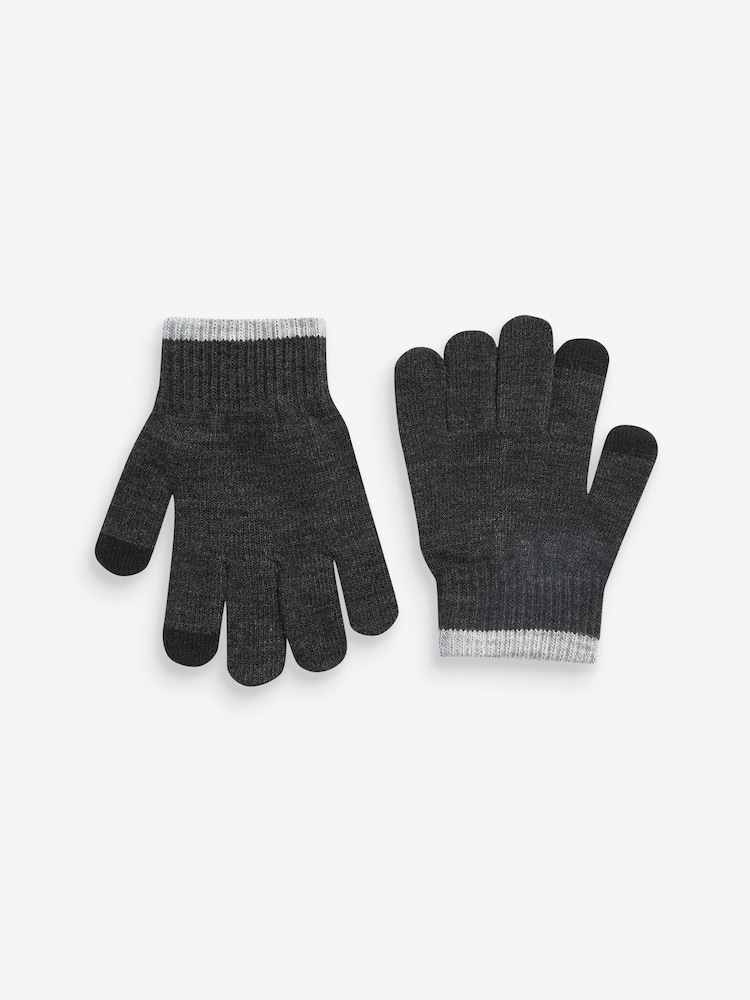 Anthrazitgrau - Magic Finger Handschuhe im 3er-Pack (3 bis 16 Jahre) - Bild 2 von 2 Anthrazitgrau - Magic Finger Handschuhe im 3er-Pack (3 bis 16 Jahre) - Bild 2 von 2
