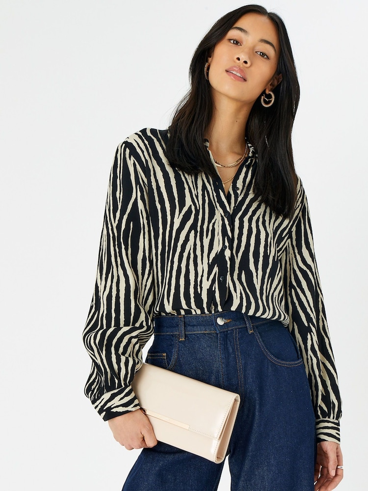 Accessorize Clutch in Lackoptik - Bild 1 von 3