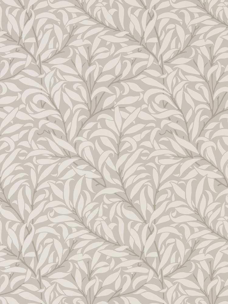 Morris & Co. Natural Pure Willow Bough 10.05M Wallpaper - Image 2 of 2 Morris & Co. Natural Pure Willow Bough 10.05M Wallpaper - Image 2 of 2