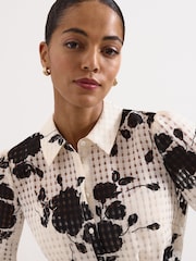 Phase Eight Cream Natalie Floral Dress - Image 4 of 7