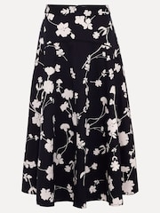 Phase Eight Black Mavis Floral Skirt - Image 8 of 8