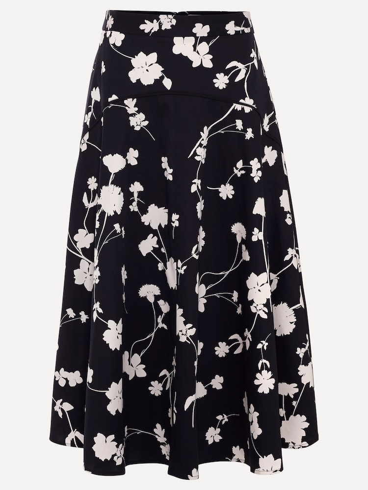 Phase Eight Black Mavis Floral Skirt - Image 8 of 8 Phase Eight Black Mavis Floral Skirt - Image 8 of 8