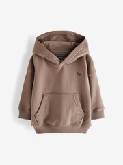 Mink Brown Soft Touch Jersey Hoodie (3mths-7yrs) - Image 5 of 7