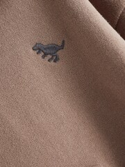 Mink Brown Soft Touch Jersey Hoodie (3mths-7yrs) - Image 7 of 7