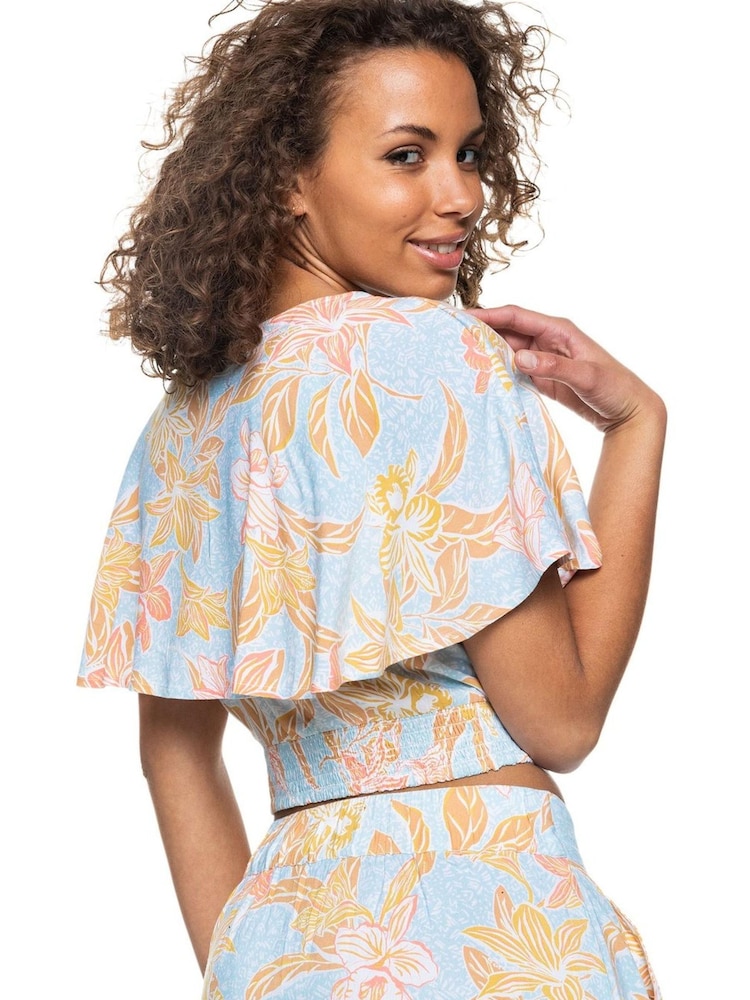 Roxy Womens Blue Top - Image 2 of 6 Roxy Womens Blue Top - Image 2 of 6