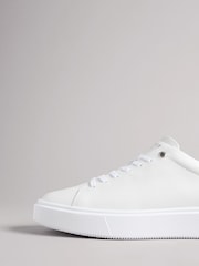 Ted Baker White Magnolia Flower Lornea Platform Trainers - Image 2 of 4