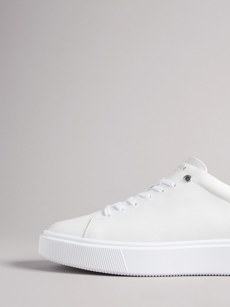 Ted Baker White Magnolia Flower Lornea Platform Trainers - Image 2 of 4