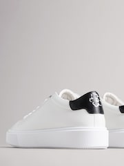 Ted Baker White Magnolia Flower Lornea Platform Trainers - Image 4 of 4